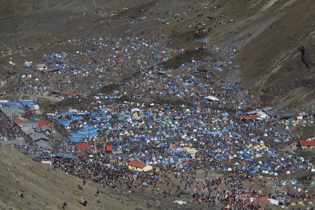 L'incroyable campement de la fête de Qollu Rit'y