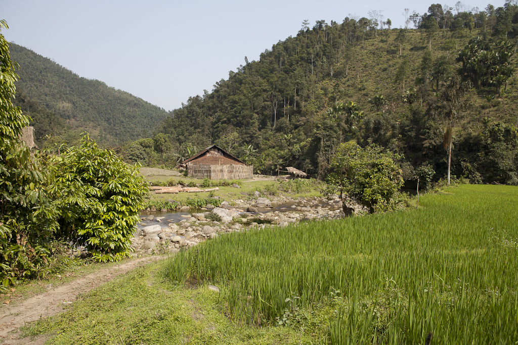 Au départ du second trek - Second trek, départ pour Pan Hou