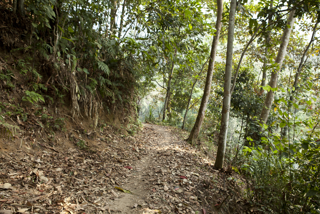 Yao à moto - Trek, arrivée à Pan Hou