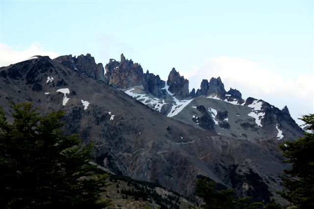 En direction du massif du San Lorenzo