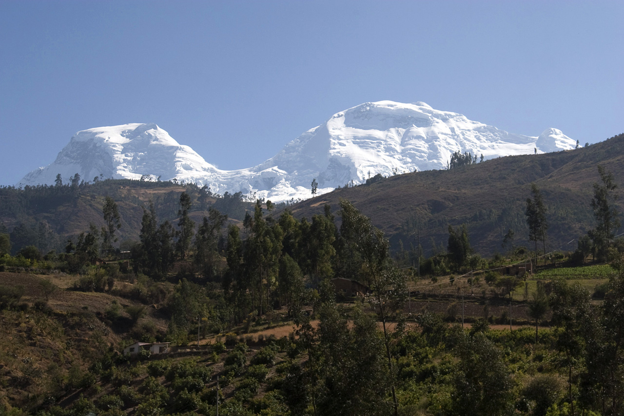 Huascaran depuis Carhuaz, Cordillère Blanche - De Lima à Carhuaz
