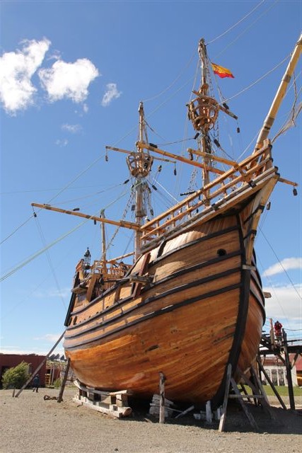 Une réplique du bateau de Magellan