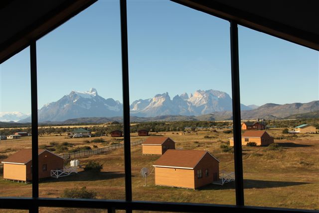 Hôtel avec vue, depuis le bar le l'Hosteria Tyndall