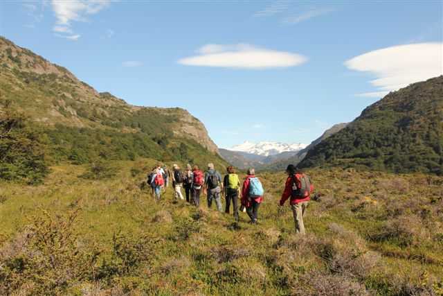 Début de la montée au mirador Ferrier