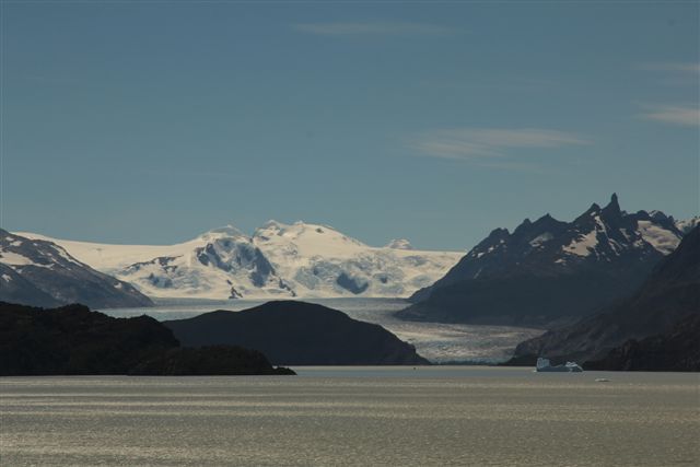 Lac et glacier Grey, depuis le mirador éponyme