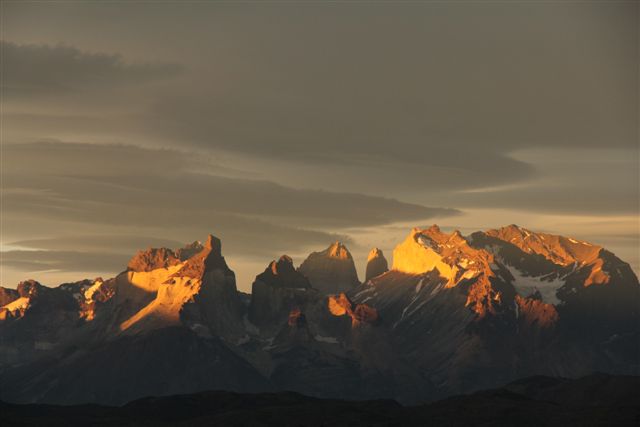 Cadeau des Dieux, un coucher de soleil depuis Tyndall