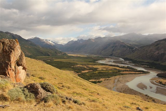 La vallée du rio de las Vueltas