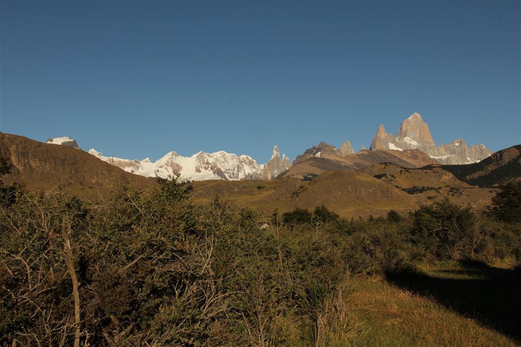 Matinée magique sur le massif du Torre et du Fitz