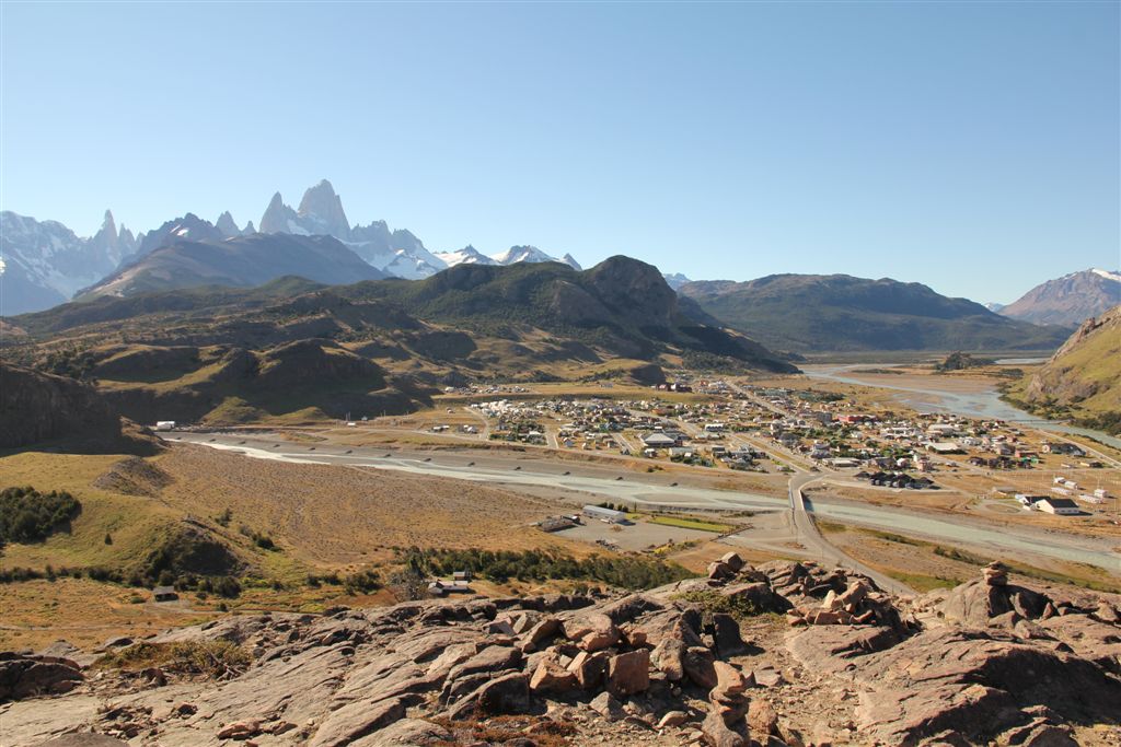 La vallée de Chalten depuis le mirador des Condors