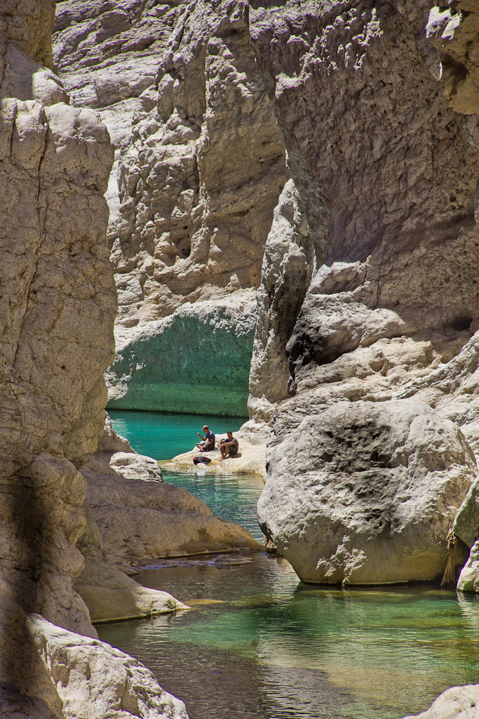 Randonnée aquatique dans le Wadi Bani Khalid