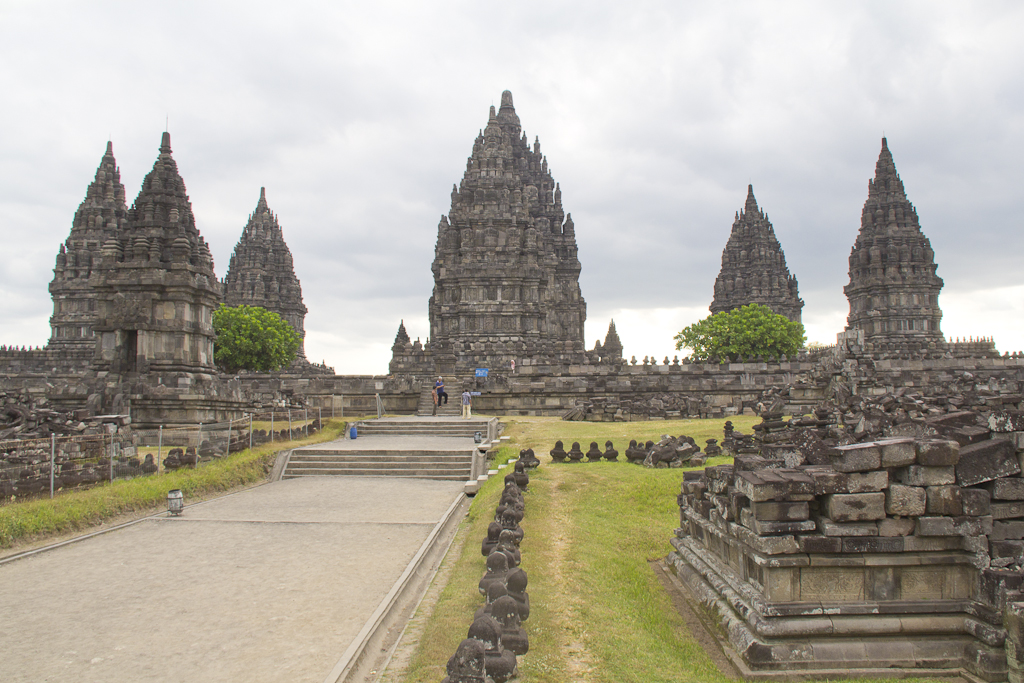 Yogyakarta, temples de Boko et Prambanan