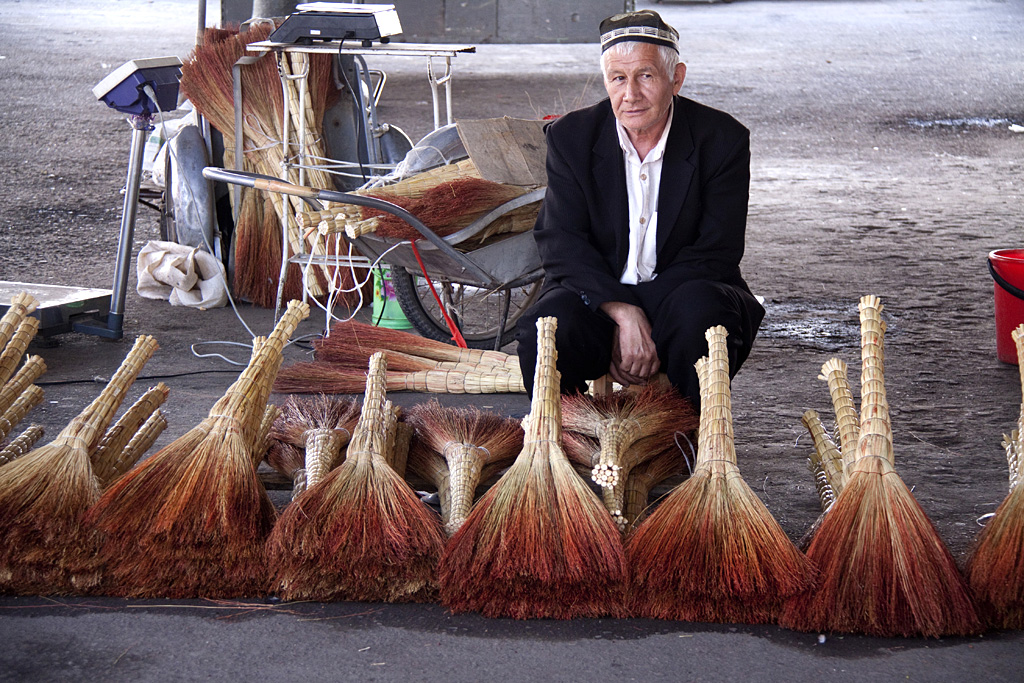 Tashkent, rencontre sur le marché