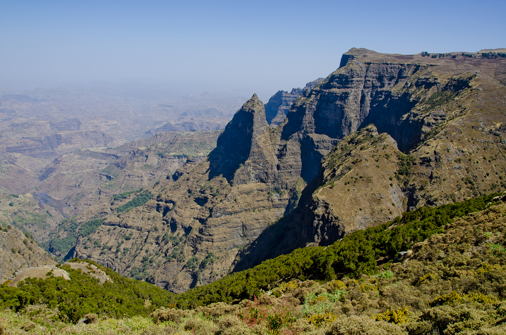 Montagnes du Simien, entre la cascade de Jinbar et Geech