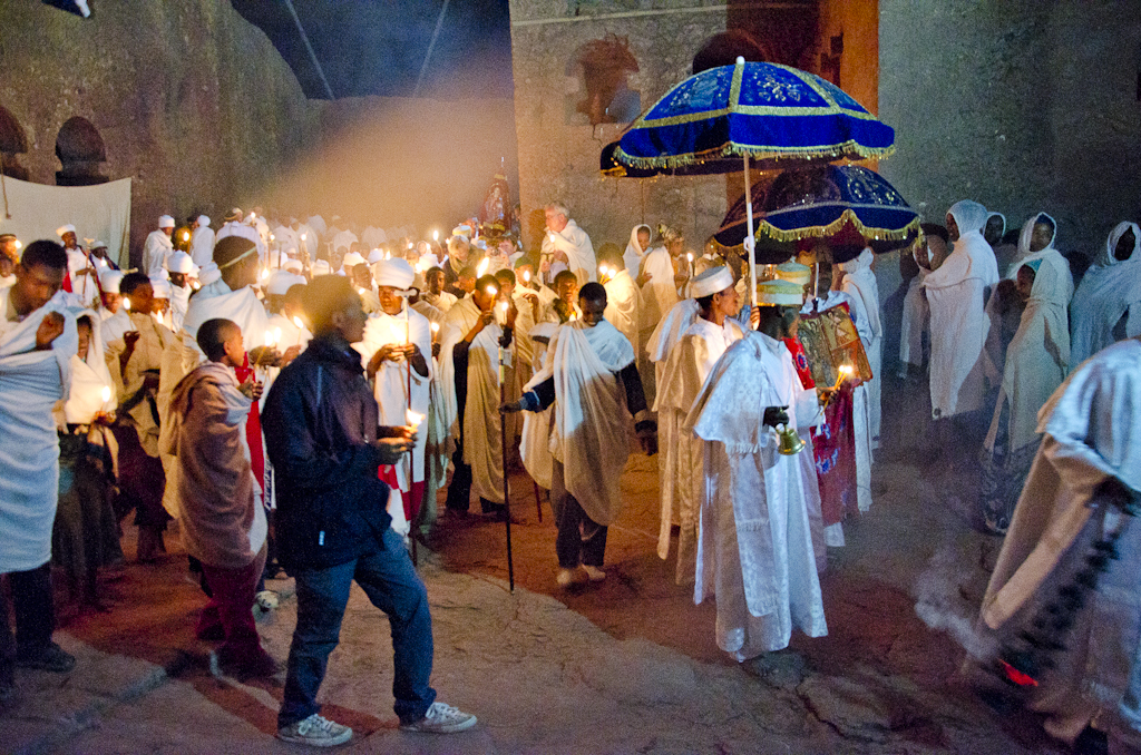 Lalibela, lors des fêtes de Fasika (Pâques)