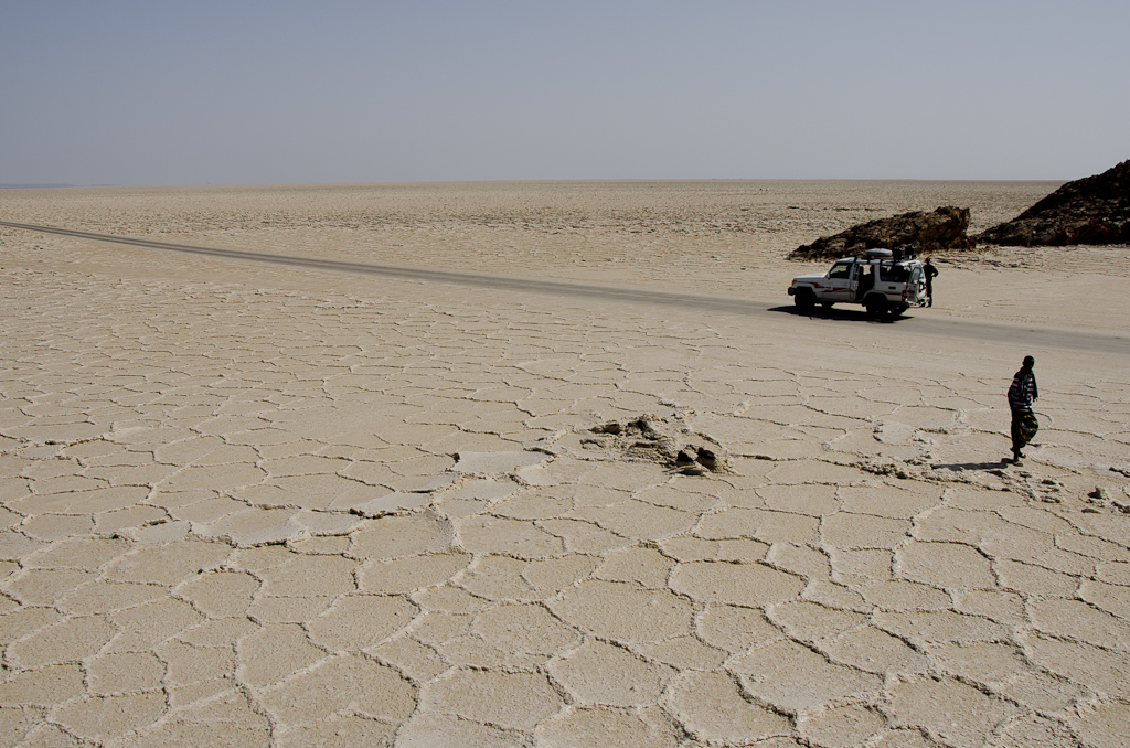 Piste en direction du Dallol