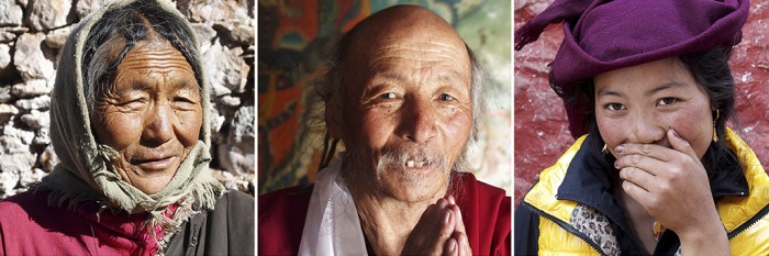 MONTAGE 3 PORTRAITS TIBET