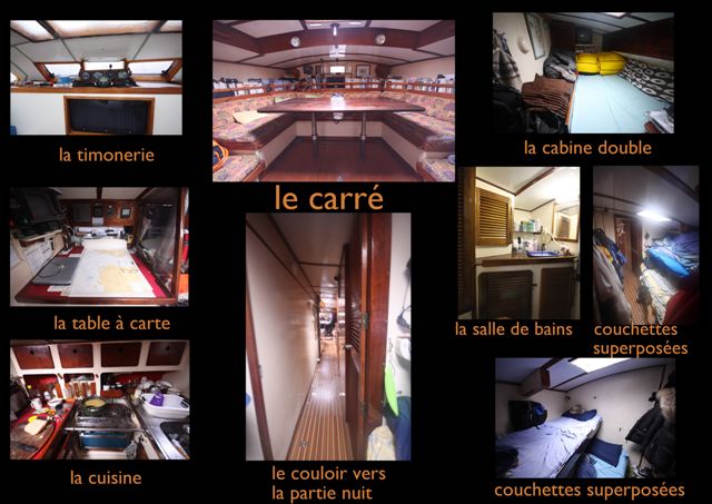 Intérieur du bateau