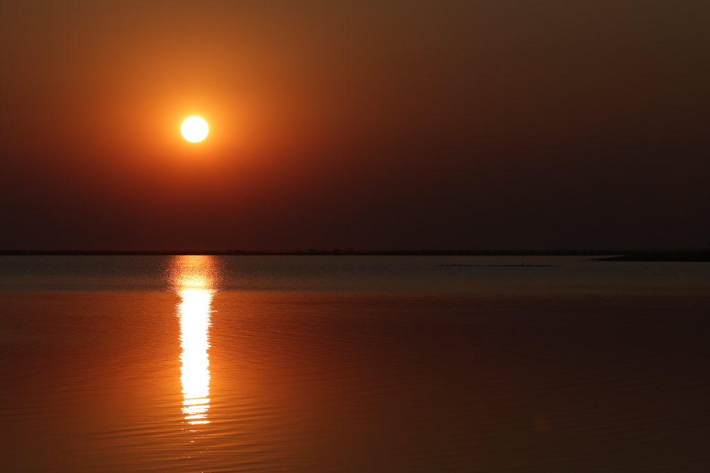 La descente de notre soleil vers l'Ouest...