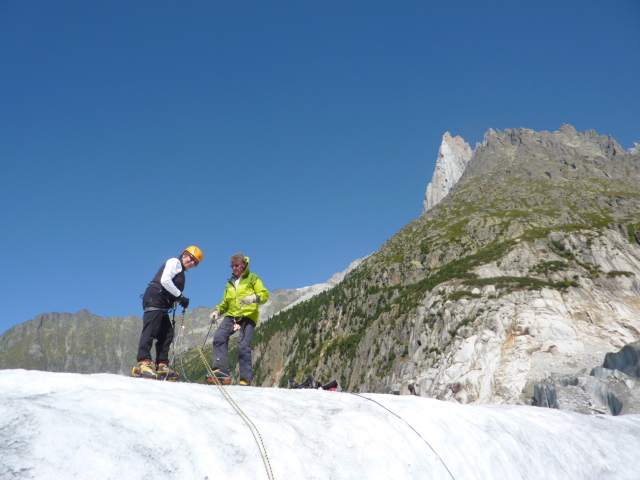 École de glace à Chamonix