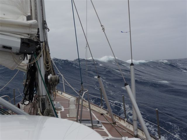 pointe du Kotick dans la vague