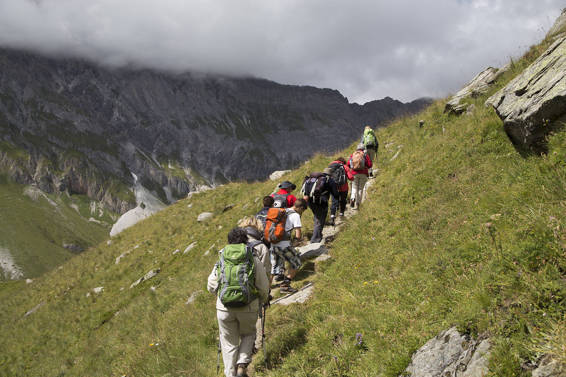 remontee au cirque des nants