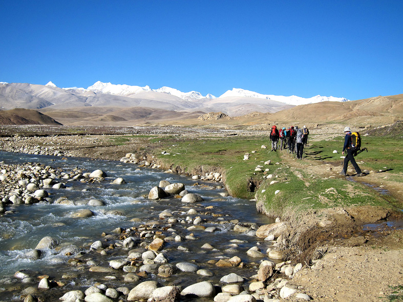 Trek vers le Lapchi Tso