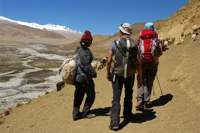 Trek vers le Lapchi Tso