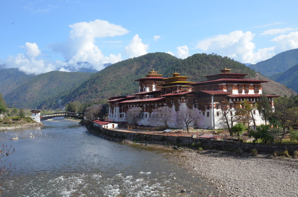 Le majestueux dzong de Punakha